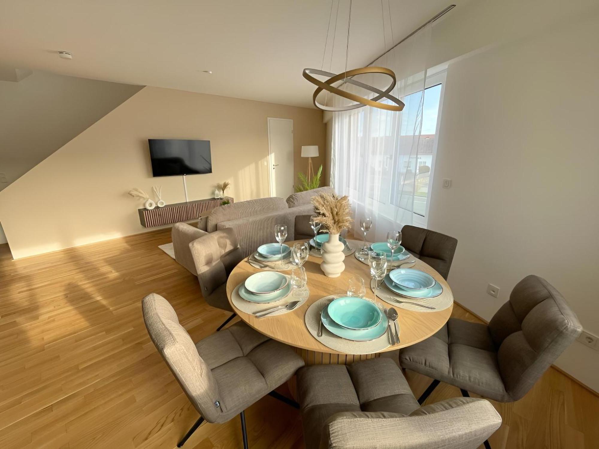 Appartement Exklusive 3-zimmer Luxus-maisonette In Hochheim - Naehe Frankfurt Flughafen, Wiesbaden Und Mainz